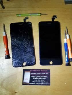 Apple Iphone Screen New and Used 8 plus 8 7 plus 6 6s plus 5 5s CrAcked Digitizer Broken LCD