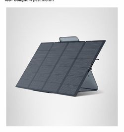 EF ECOFLOW 400W Portable Solar Panel, Foldable & Durable, Complete with an Adjustable Kickstand Case, Waterproof IP68 for Outdoor Adventures