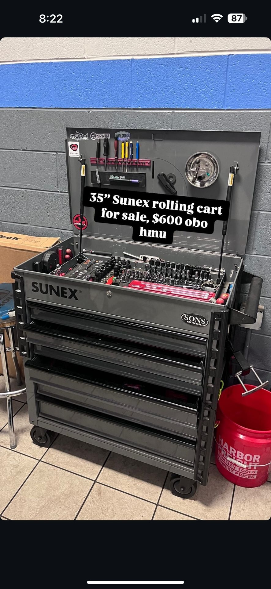 Tool Box ( No Tools Included ) BOX ONLY 