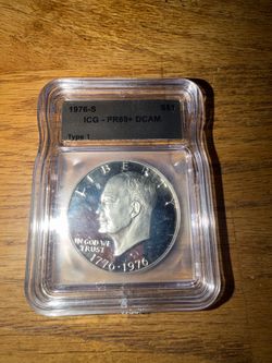 1976-S Eisenhower Dollar ICG PR69+ DCAM Type 1