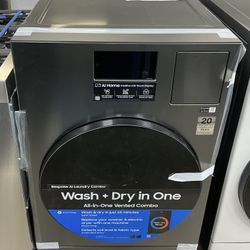 Samsung 5.3 cu. ft. All In One Washer Dryer Combo $19 down payment 