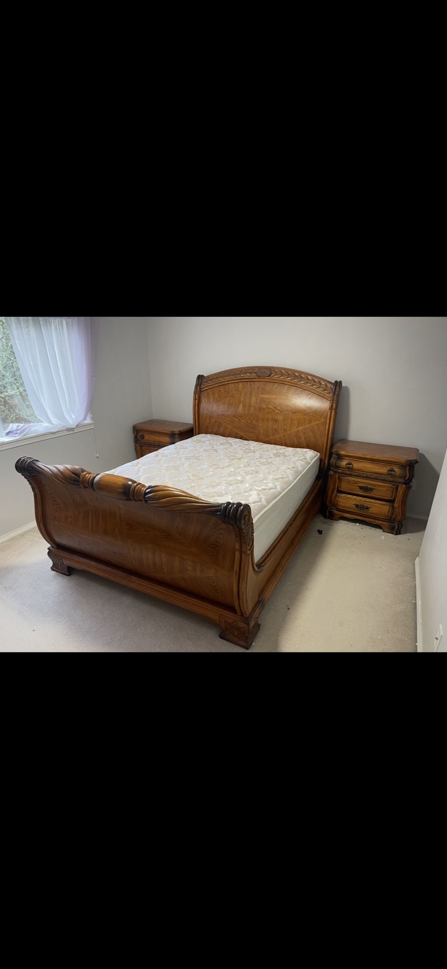 AICO Real Oak Bedroom Set