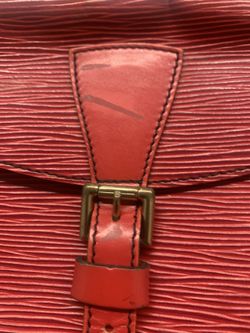 2 Vintage Leather  L . V Bags  Real