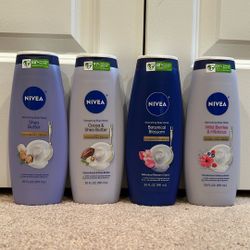 Nivea body wash 20 oz: $4 each