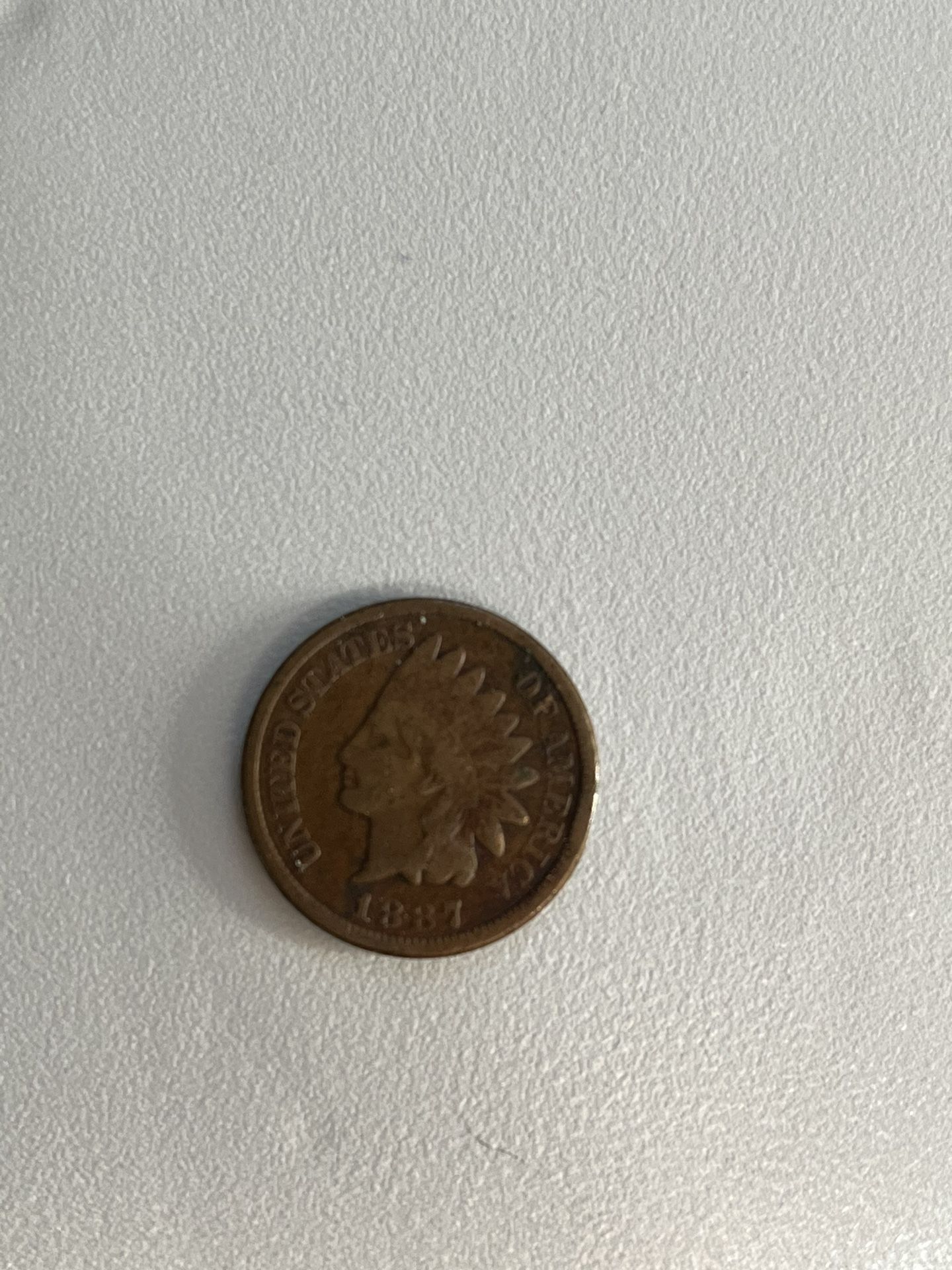 1887 Indianhead Penny