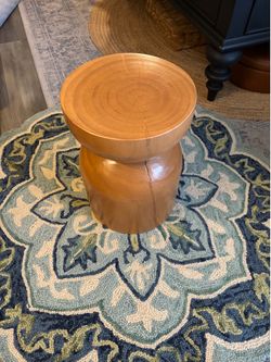 Brand-DXYDZSWD Solid Wood Rustic Stool/Side Table