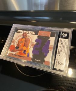 2010-11 National Treasures Kobe Bryant Jersey Patch/49 - Colossal Game Worn Relic - Lakers Jersey 24 Collectibles - RARE POP 1 Beckett BGS - $1499 OBO