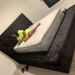 Black Queen Size Platform 