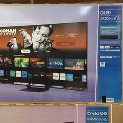 Best Deals. 85" Screen QLED SMART 4K ULTRA HDTV BY SAMSUNG. 2024 Model. 1 Year Warranty