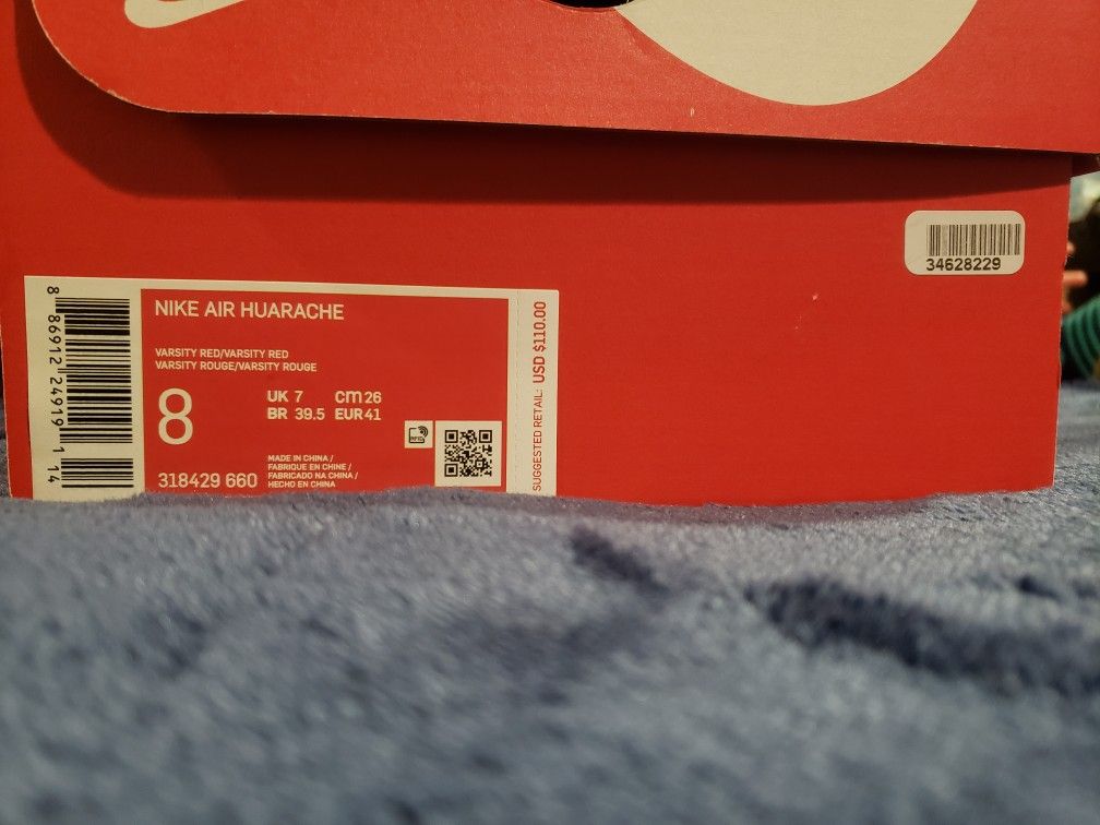 Nike Hurache Triple Red