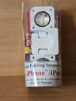 I Phone/ I Pod  folding mini speaker dock