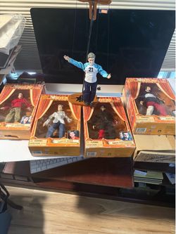 NSYNC (5) Collectible Marionette Figure Dolls Set Living Toyz Vintage 2000, all included