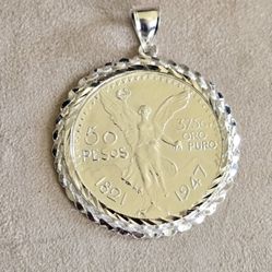 DIAMOND CUT BEZEL CENTENARIO PENDANT 