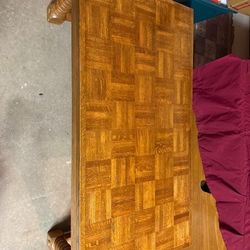 Coffee Table And End Table Solid Oak 