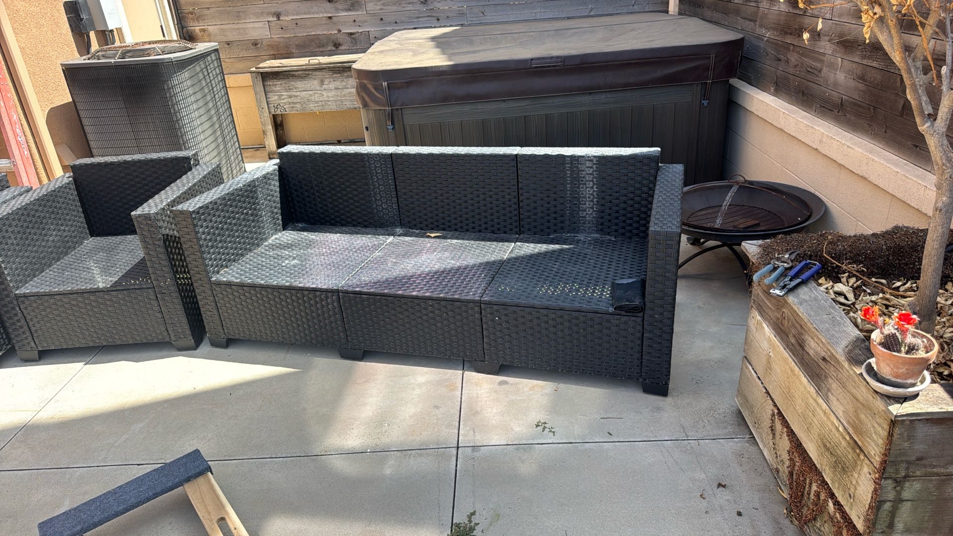 Patio. Chairs Sofa