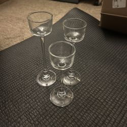 36 Glass Candleholders for Tea Lights