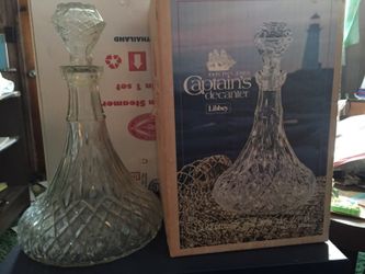 Vintage Captains Decanter