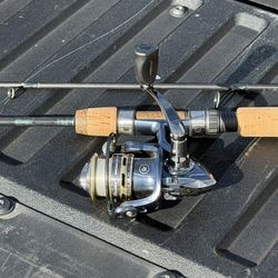 Pflueger President/ Microlite RT2 Graphite 2 Piece Fishing Pole