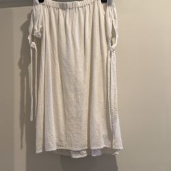 White Off The Shoulder Dress