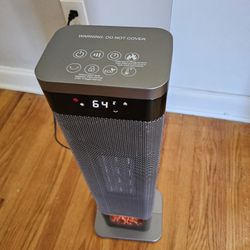 Electric Heater with Fireworks 