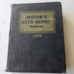 Auto REPAIR MANUAL 1959
