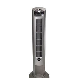 Lasko Wind Curve Platinum Tower Fan w/Remote 