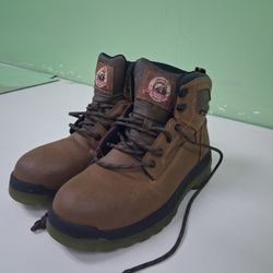  Brahma Unisex Work  Boots Steel Cap Biege Men  Size 7