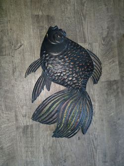 MCM CHALKWARE  Happy Fish