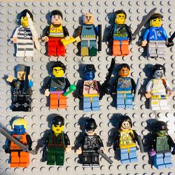 15 PC Minifigure Lot Assorted Brick Toys | New Custom LEGO Compatible Toys