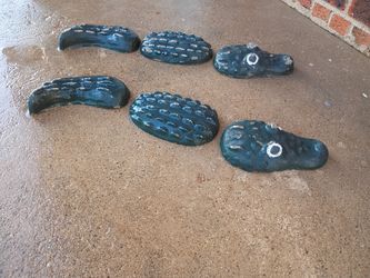 Super Cute 3- Piece Concrete Alligator / Crocodile Yard Art!