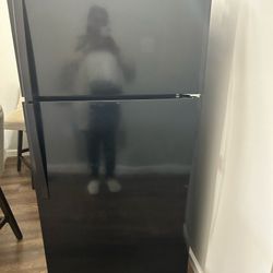 Black Whirlpool Refrigerator | Used