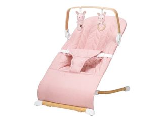 Portable Baby Bouncer – Foldable Rocker, Pink, 0–12 Months