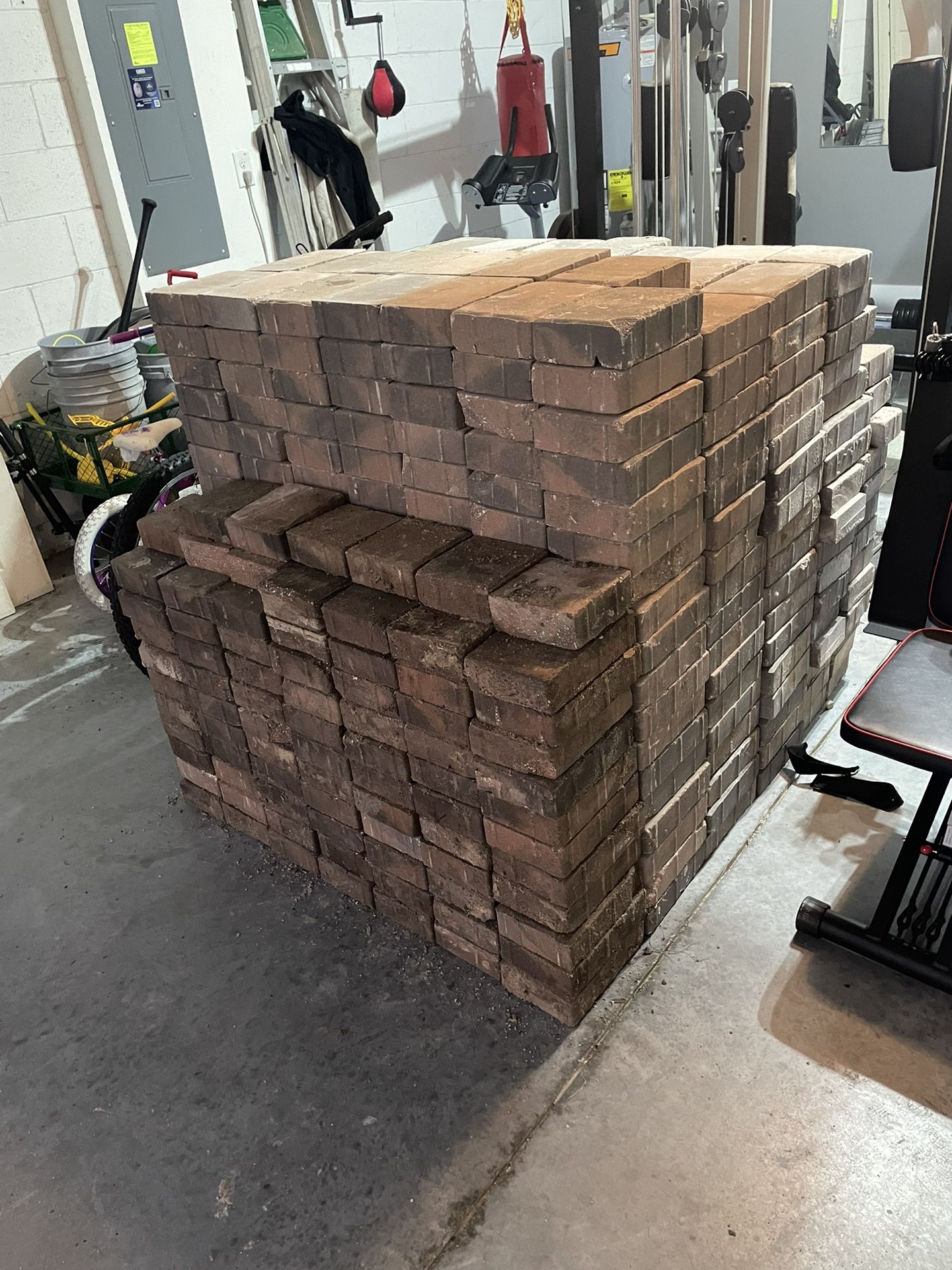 580+ Brick Pavers.