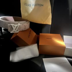 Louis Vuitton Reversible Mens Belt   