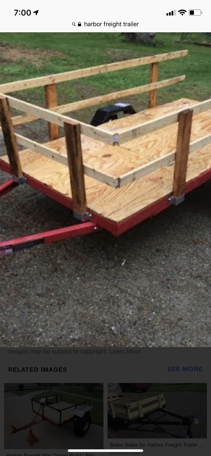 Foldable trailer with gates