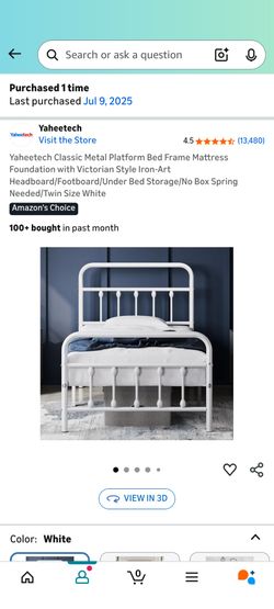 Twin sized Bed Frame 