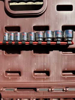 3/8" DRIVE 9 PIECE SAE 12 POINT CHROME SOCKET SET