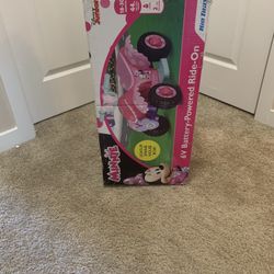 Unopened Minnie Ride On 