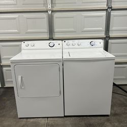 GE Washer And gas Dryer 