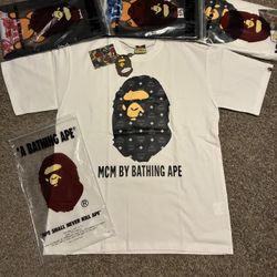 Bape Shirt x MCM Large and XL