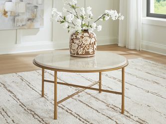 Alben Antique Gold Coffee Table
