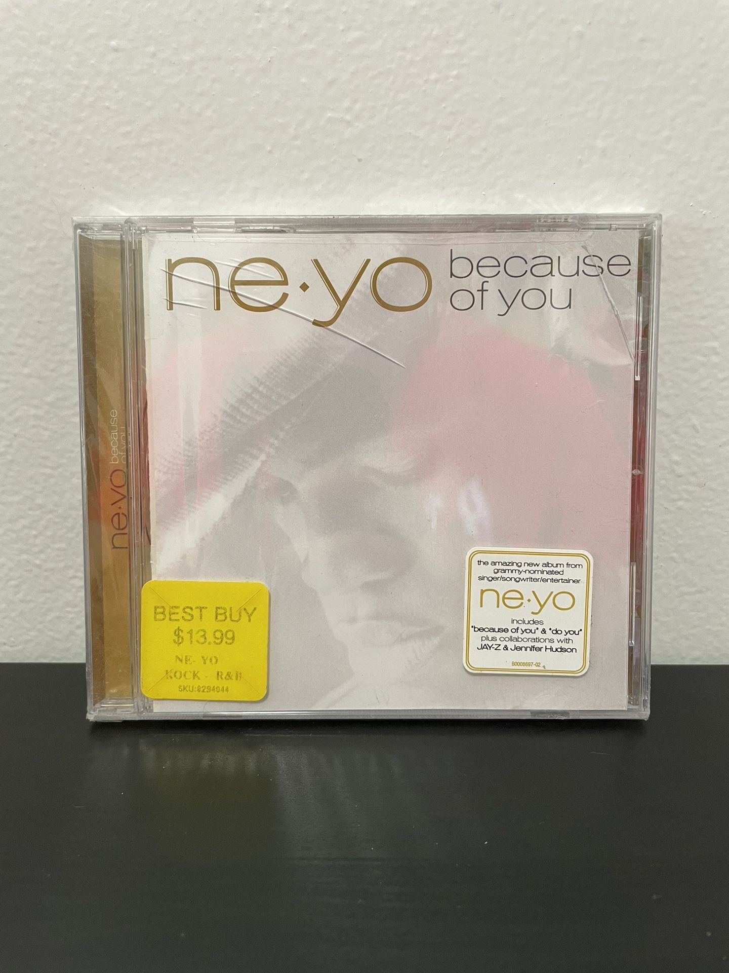Because Of You Ne-Yo CD Album NEW SEALED R&B Hip Hop Y2K 2007