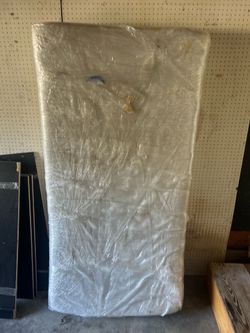 Twin mattress and bed frame