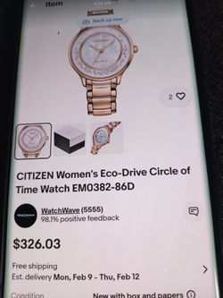 Citizen Eco Drive Circle Mother En Buenas Condiciones Trabajando Bien Usado Madre Perla