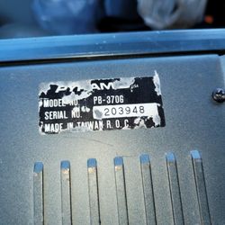 Pb-3706 Pyramid Gold Amplifier Old School Power