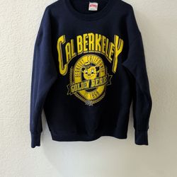 Vintage 90s Nutmeg Mills Made In USA Cal Berkeley Sweatshirt Men’s Size XL