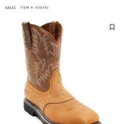 Ariat Boots Size 11 Steel Toe 