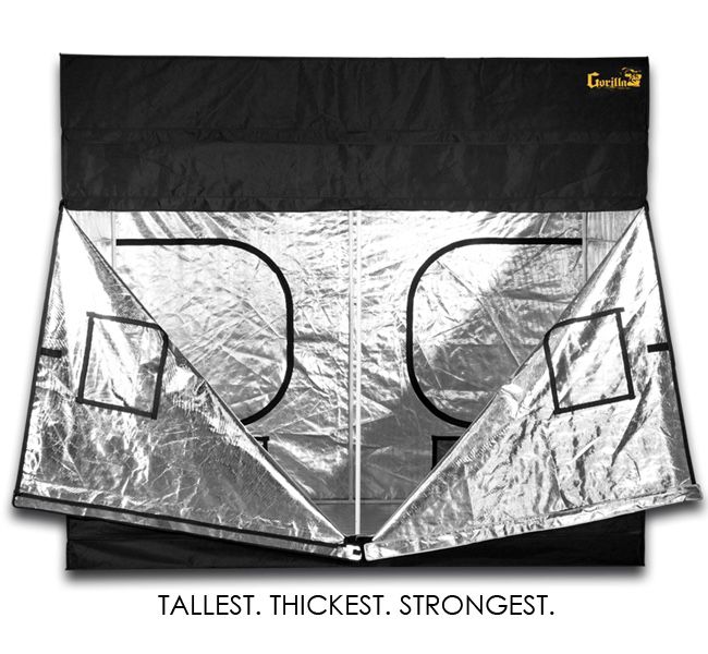 Gorilla Grow Heavy Duty tent 2’x4’x7’ with adjustable 1ft height extension!
