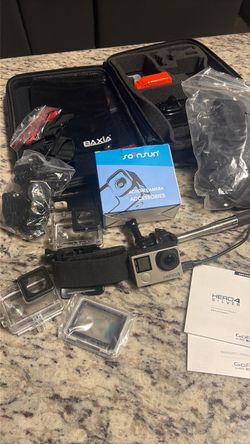 GoPro hero4 silver w/accessories
