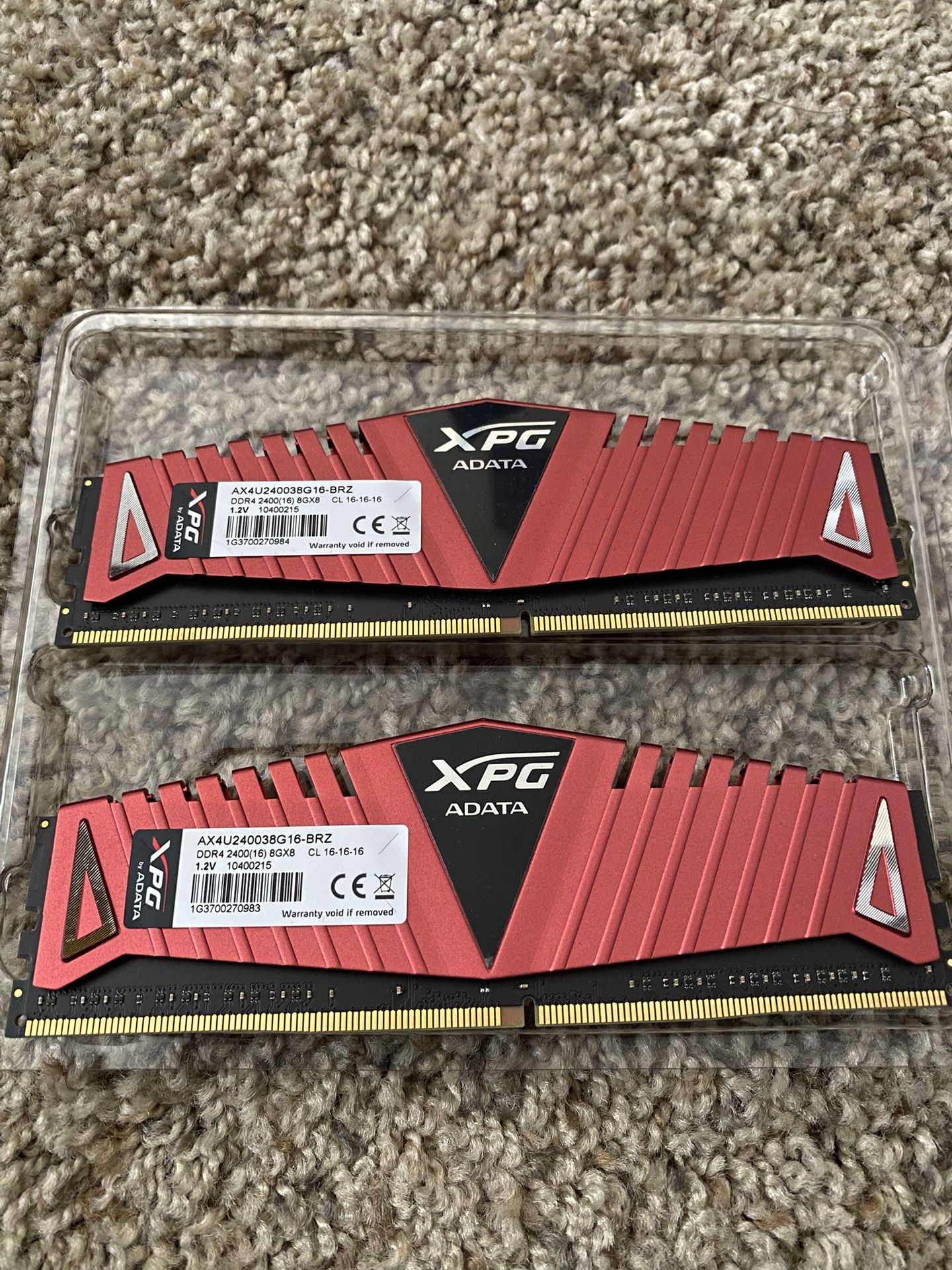 XPG RAM 16GB (8GB X 2) DDR4 2400